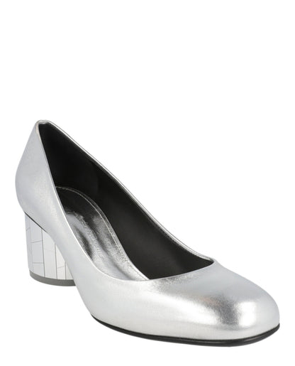 Ferragamo Farrah Metallic Leather Pumps