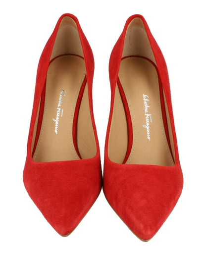Ferragamo Ilary X5 Suede Pumps