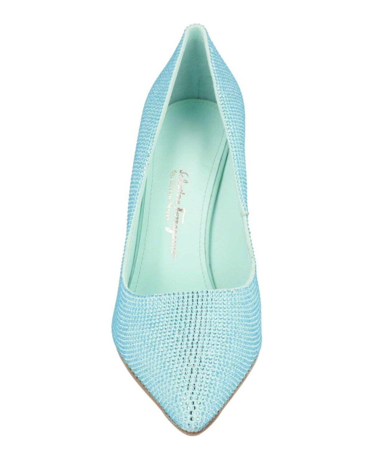 Ferragamo Ilary X5 Crystal Embellished Pumps