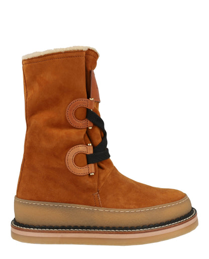 Ferragamo Celeno Slouchy Suede Boots
