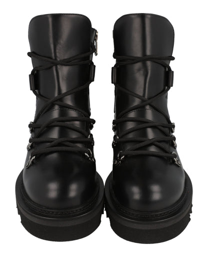 Ferragamo Elimo Lace-Up Leather Boots
