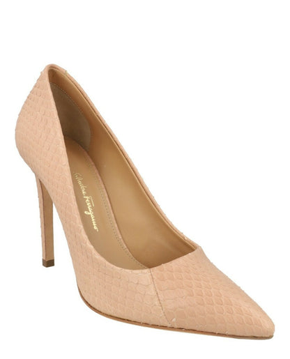 Ferragamo IIary X5 Snakeskin Pumps