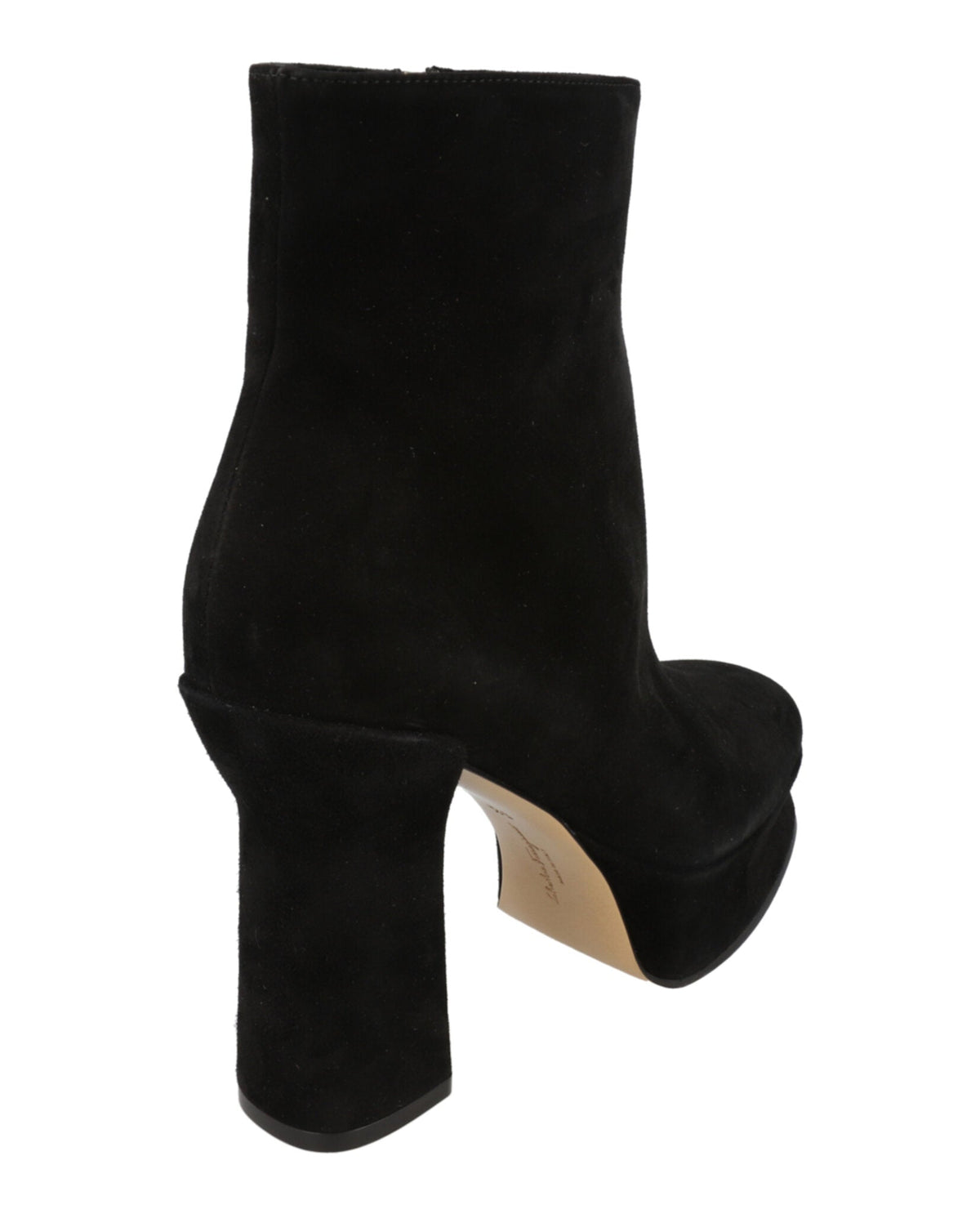 Ferragamo Sandra Suede Platform Booties