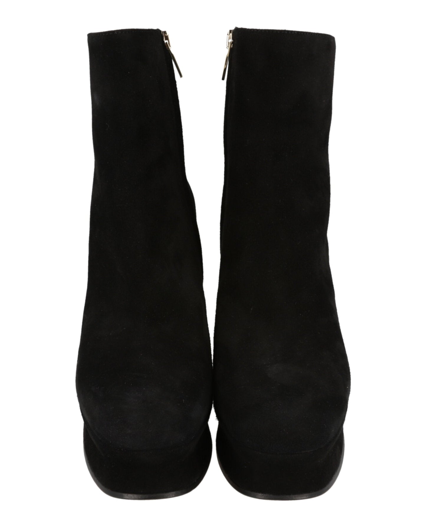 Ferragamo Sandra Suede Platform Booties