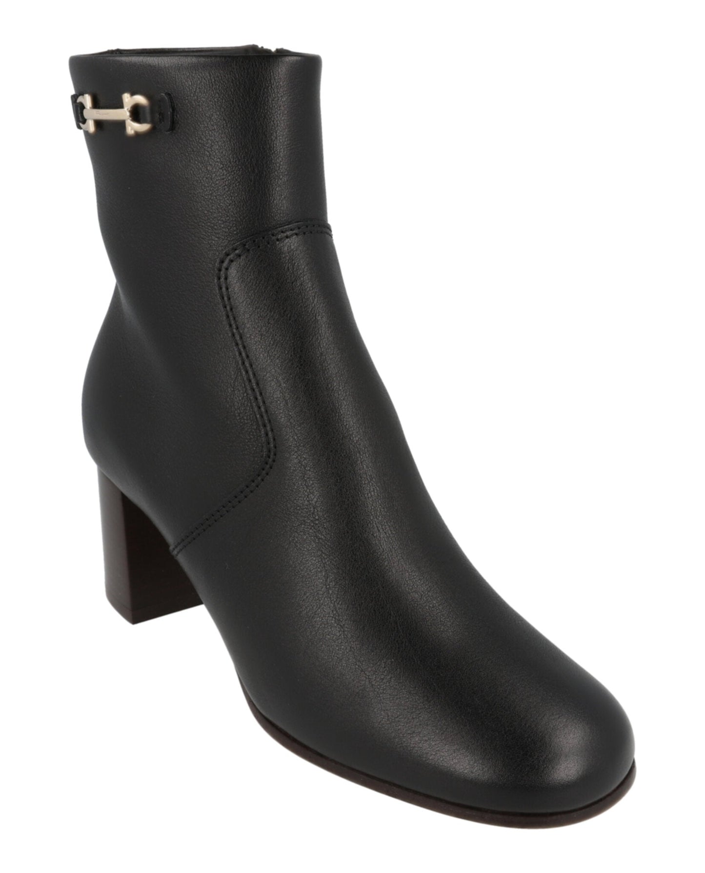 Ferragamo Otello Leather Booties