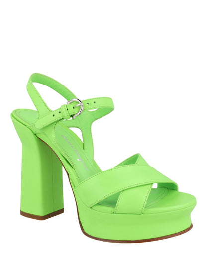 Ferragamo Sonya Leather Platform Sandals
