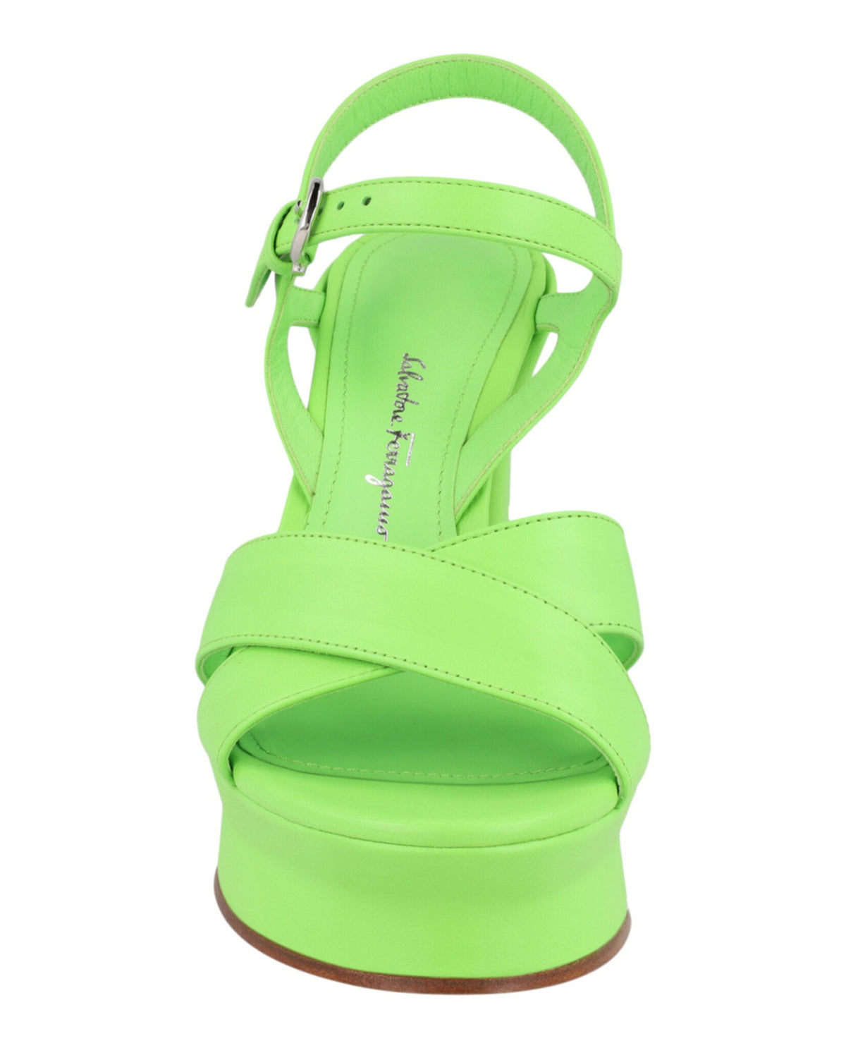 Ferragamo Sonya Leather Platform Sandals