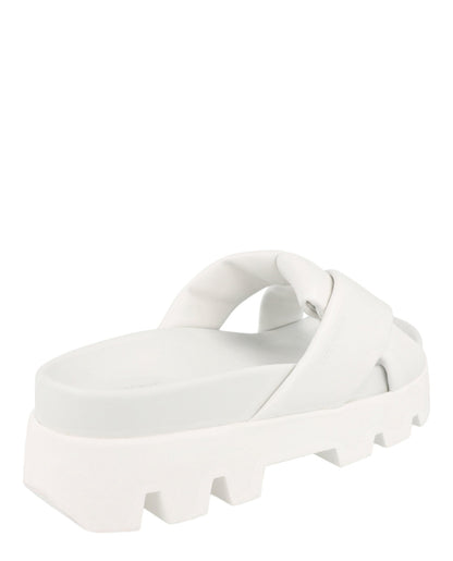 Ferragamo Air Lug Leather Slides