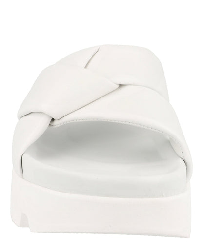 Ferragamo Air Lug Leather Slides