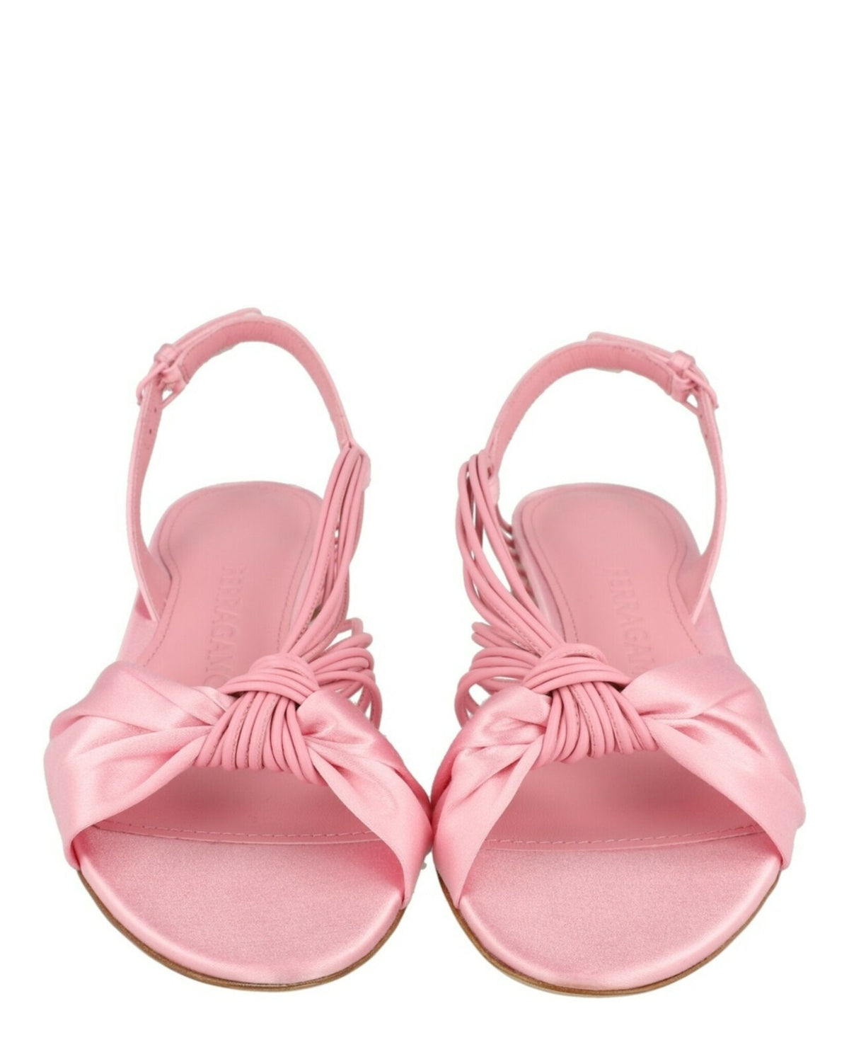 Ferragamo Sabina Mirrored Heeled Sandals