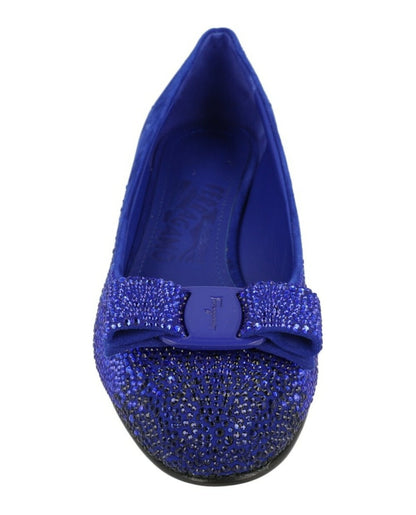 Ferragamo Vara Crystal-Embellished Pumps - Narrow Width