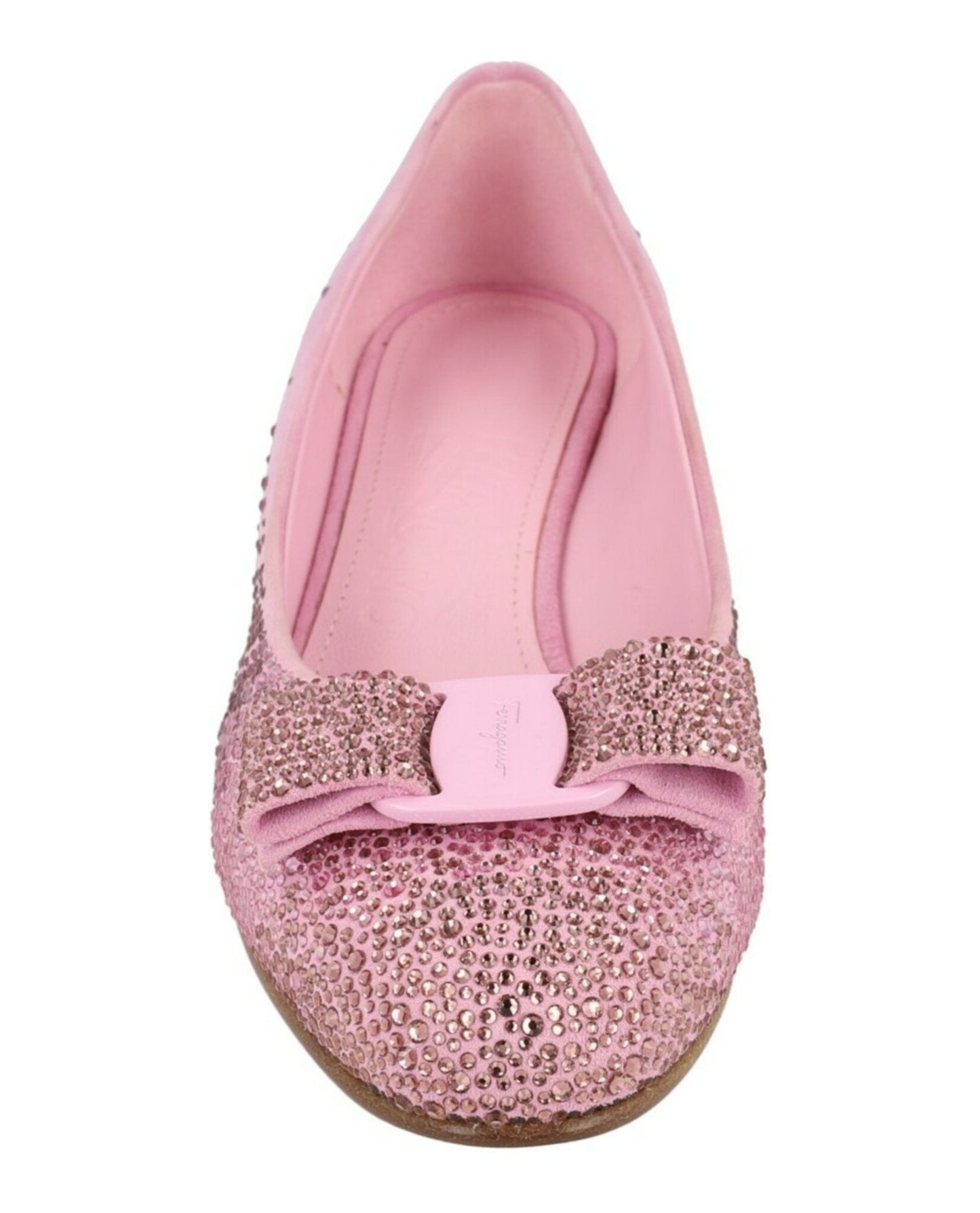Ferragamo Vara Crystal-Embellished Pumps - Narrow Width