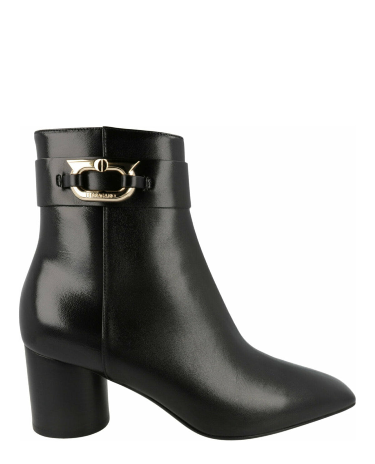 Ferragamo Placida Leather Booties