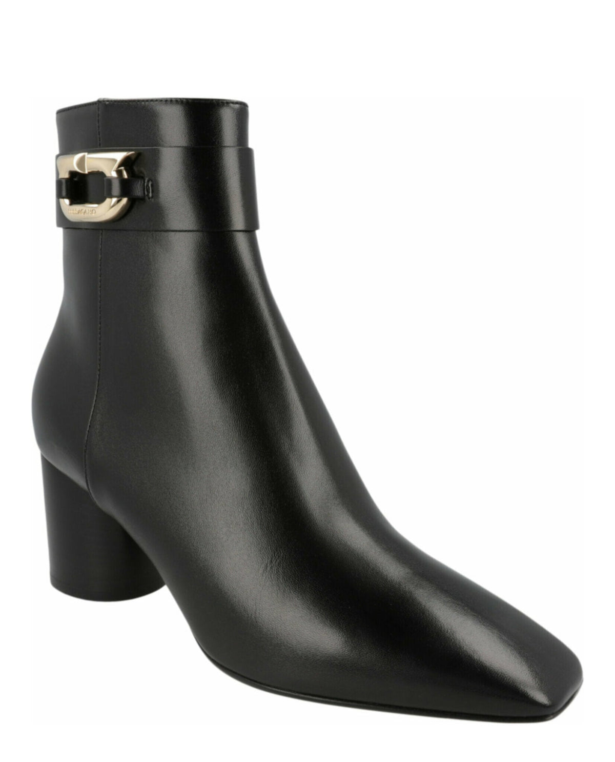 Ferragamo Placida Leather Booties