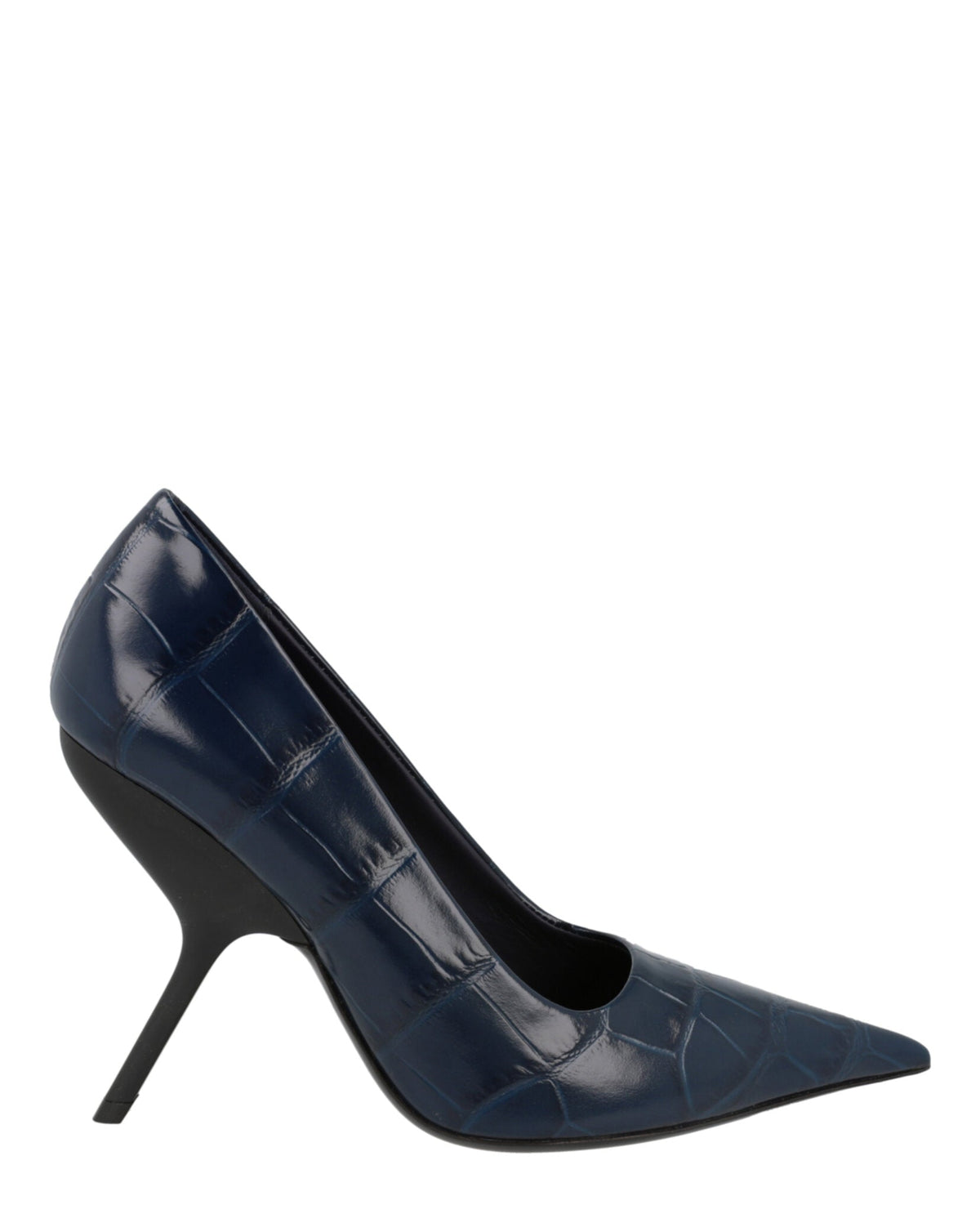 Ferragamo Eva X5 Croc Embossed Pumps