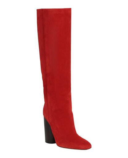 Ferragamo Pampero Suede Knee-High Boots