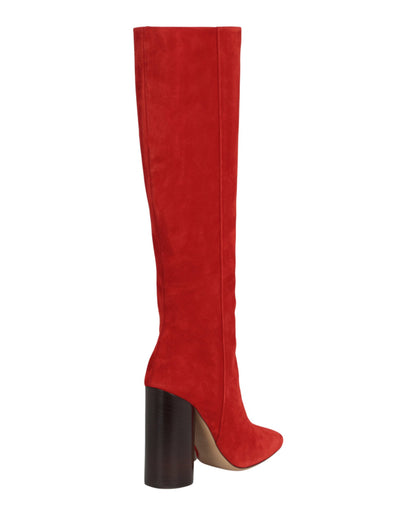 Ferragamo Pampero Suede Knee-High Boots