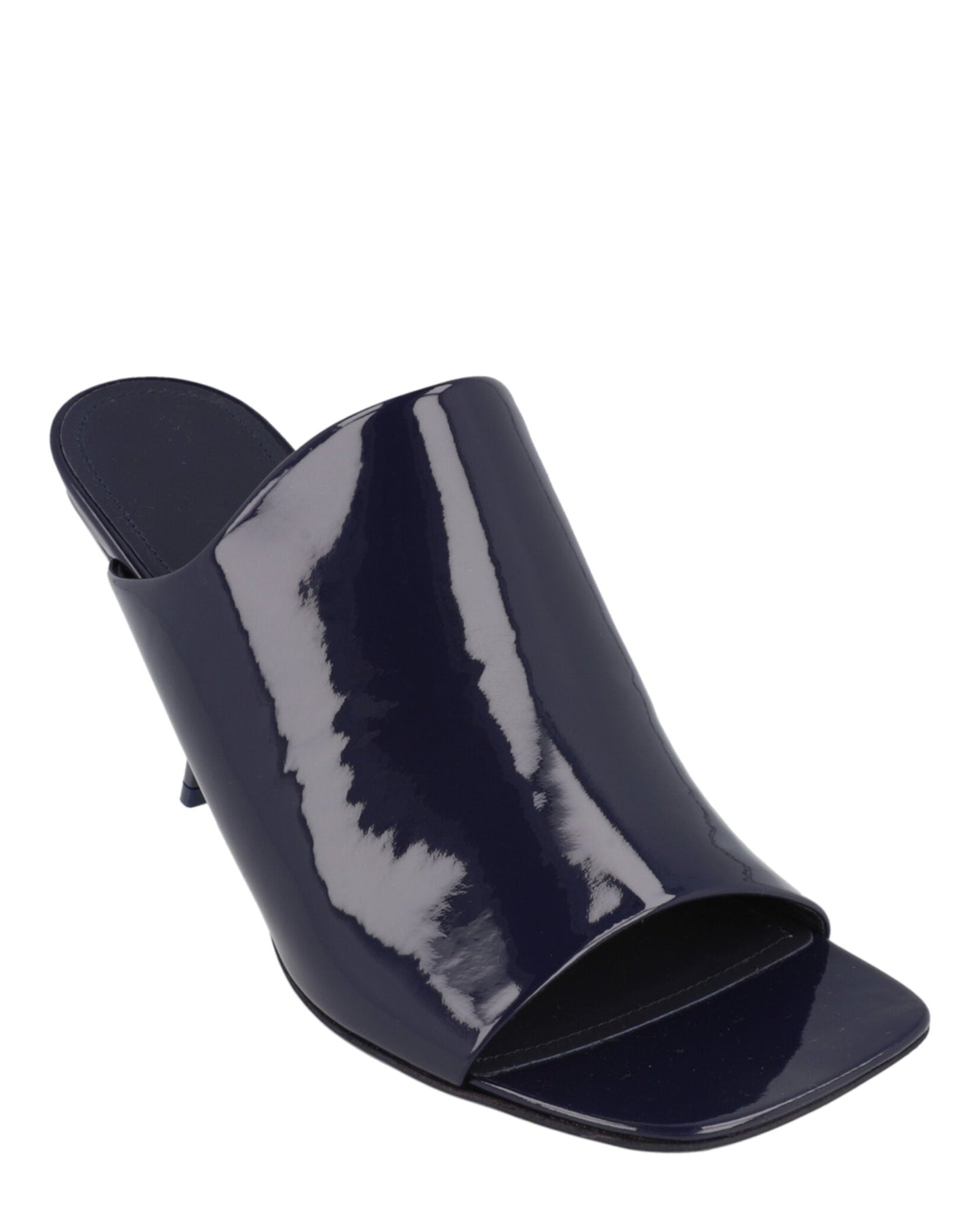 Ferragamo Patent Era Mule Heels