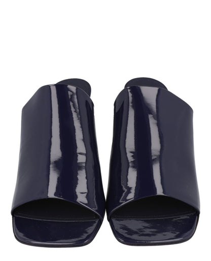 Ferragamo Patent Era Mule Heels
