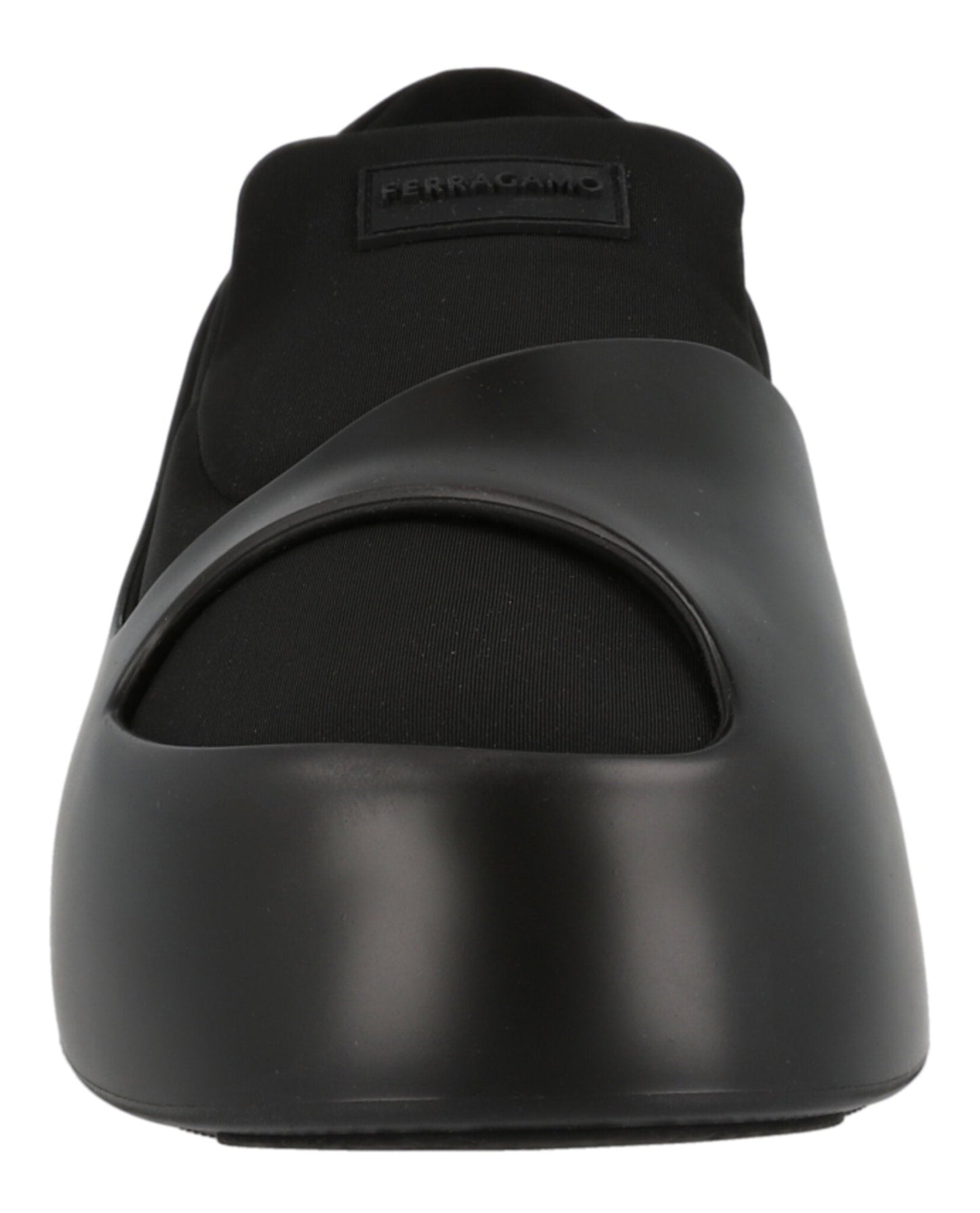 Ferragamo Lunar Paneled Slip-on Sneakers