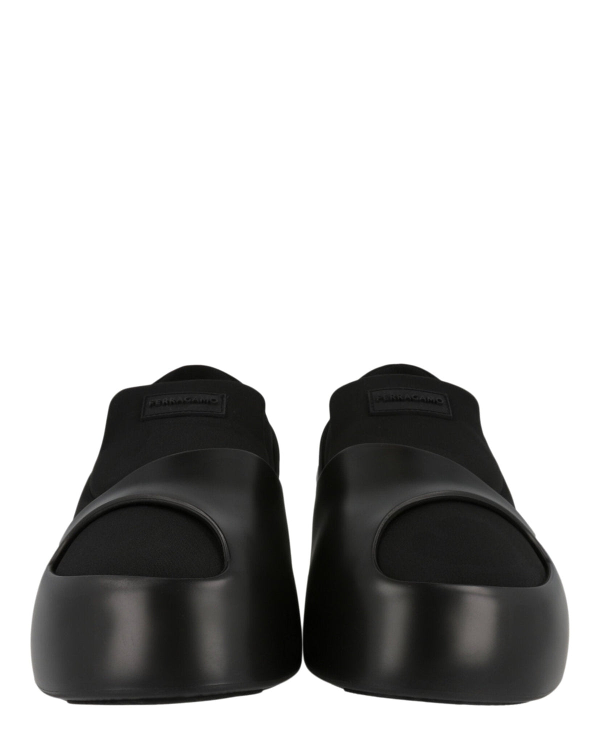 Ferragamo Lunar Paneled Slip-on Sneakers