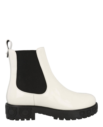 Ferragamo Varsi Patent Leather Bootie