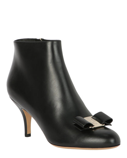 Ferragamo Vara Bow Ankle Boots - Narrow Width