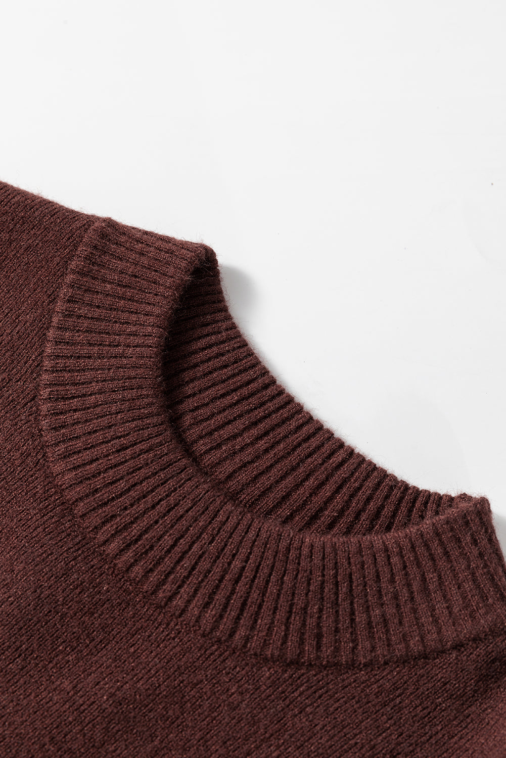Threaded Pear Olivia Mock Side Slit Sweater