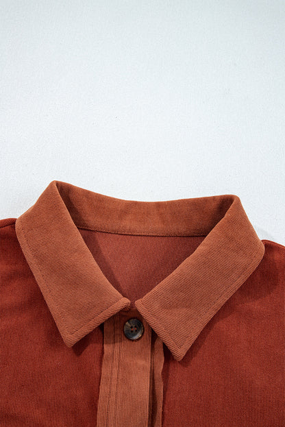 Threaded Pear Andrea Drop Shoulder Casual Shacket