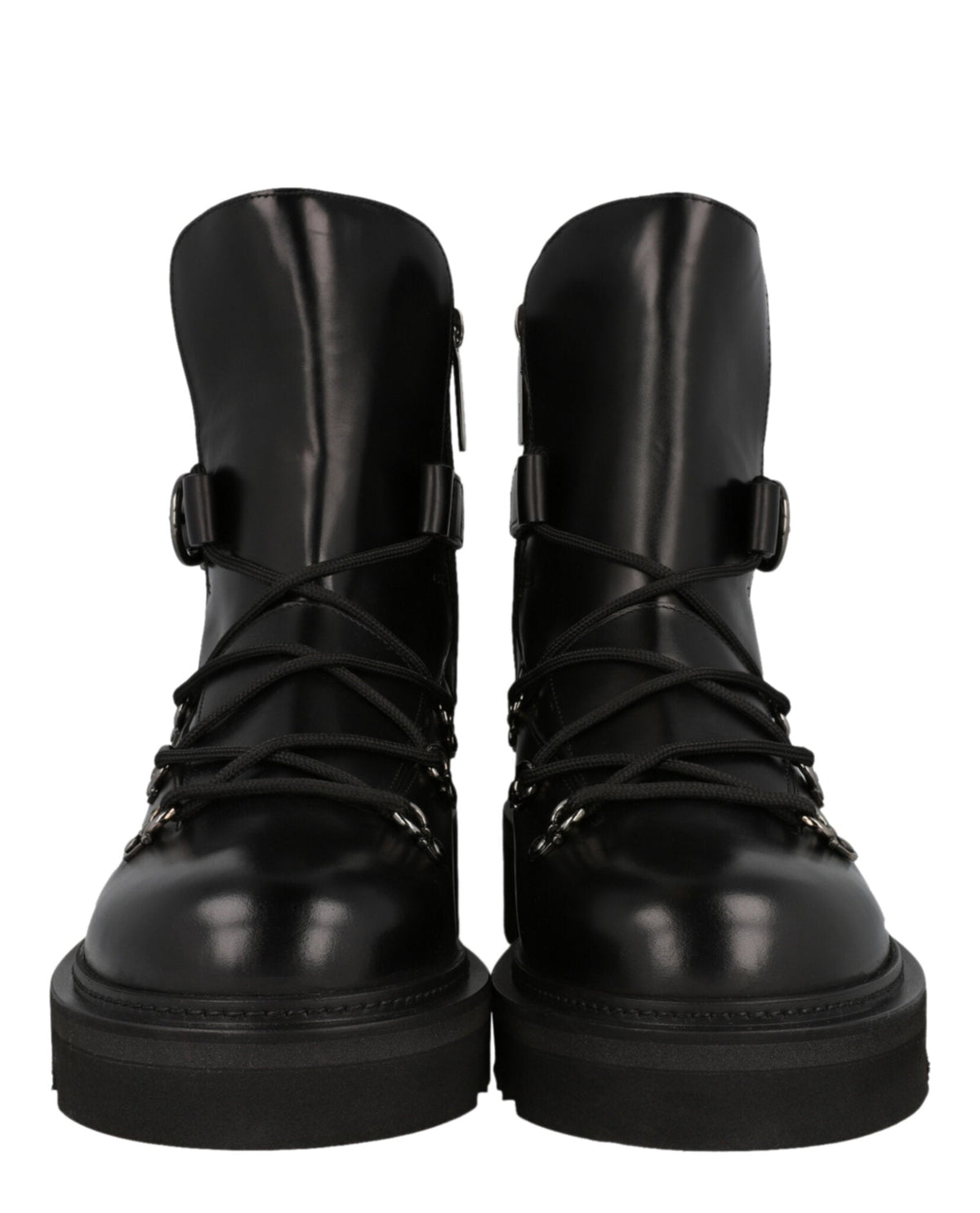 Ferragamo Giulio Lace-Up Demi Boots