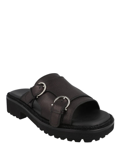 Ferragamo Girby Leather Slides