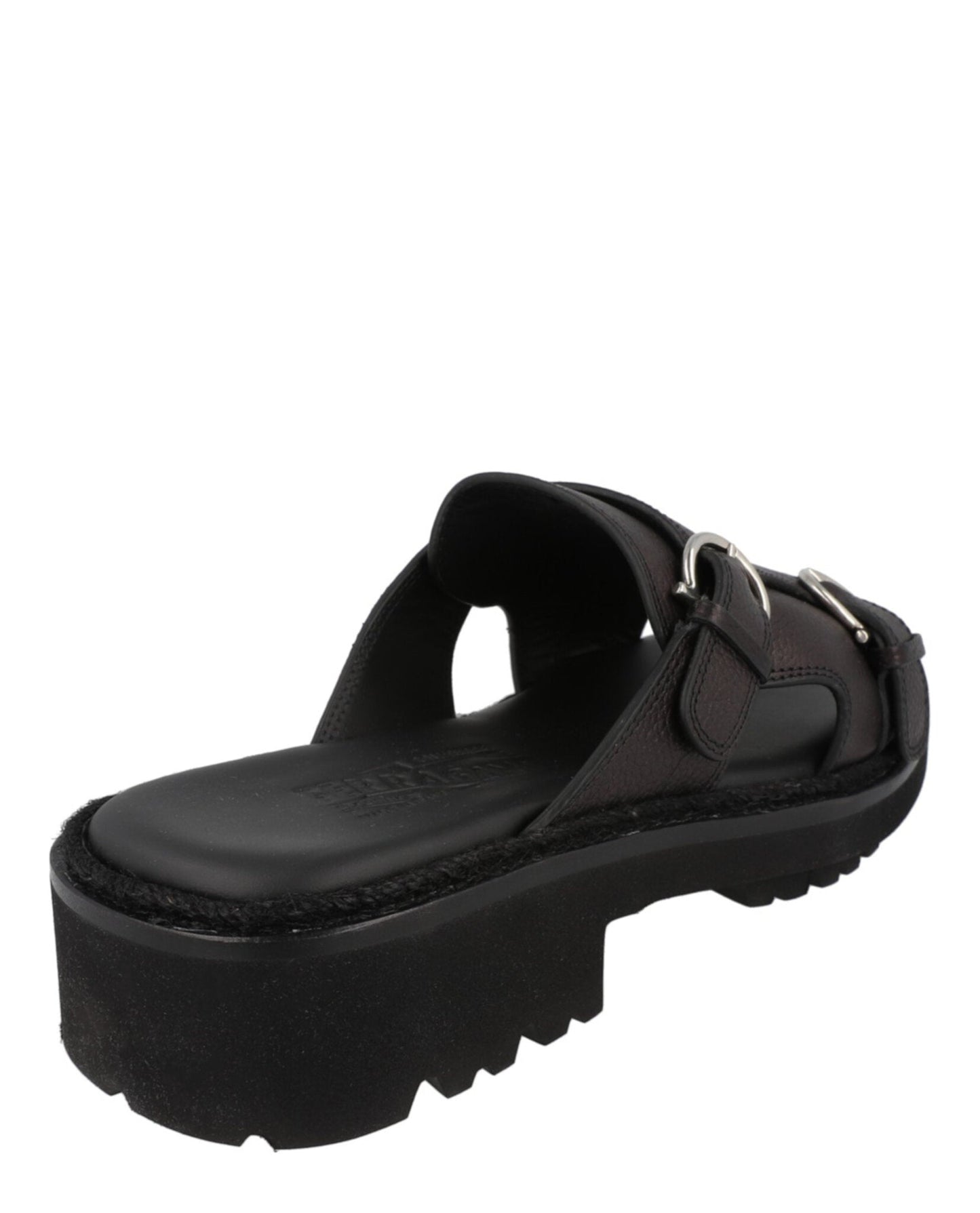 Ferragamo Girby Leather Slides