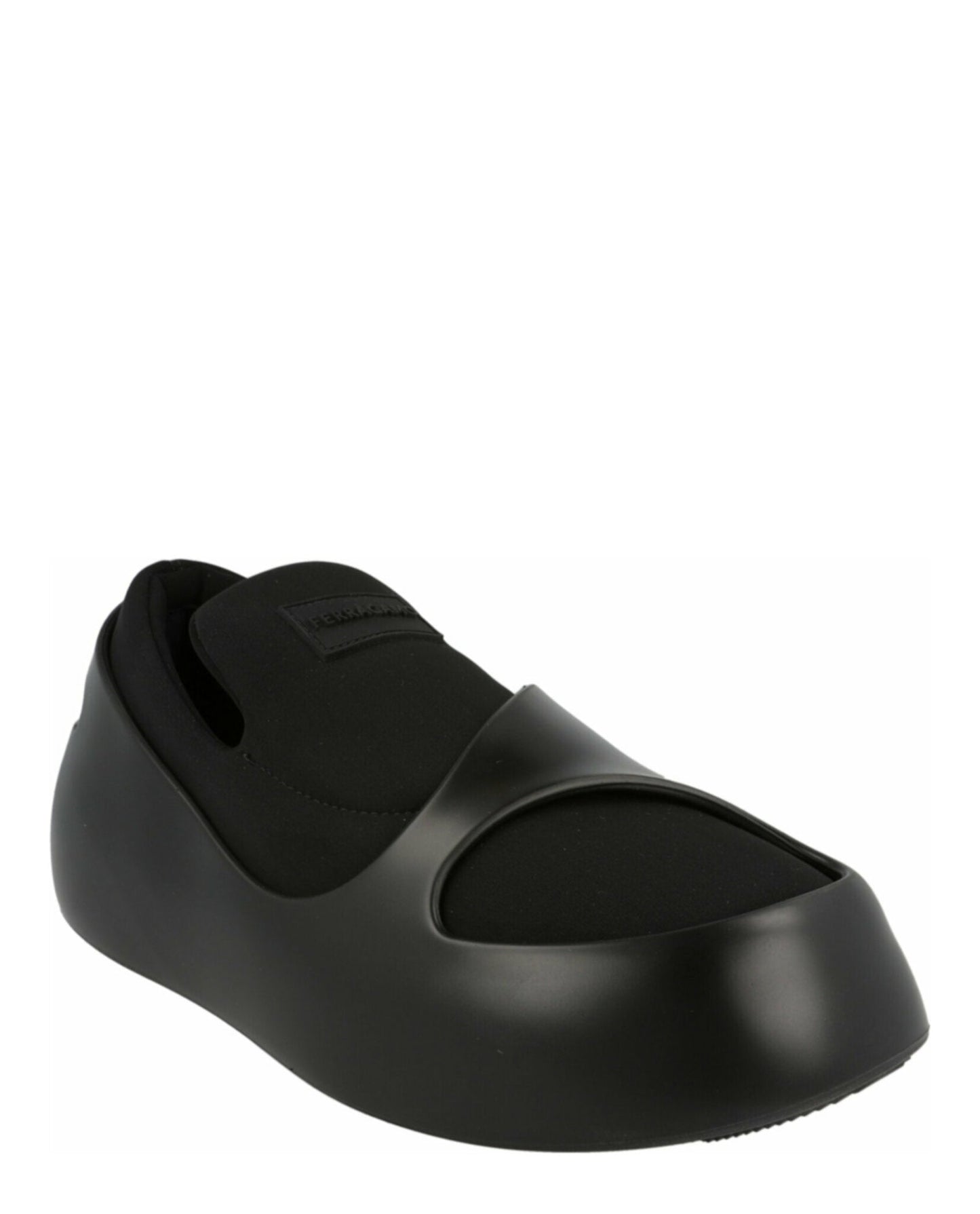 Ferragamo Lunar Paneled Slip-on Sneakers