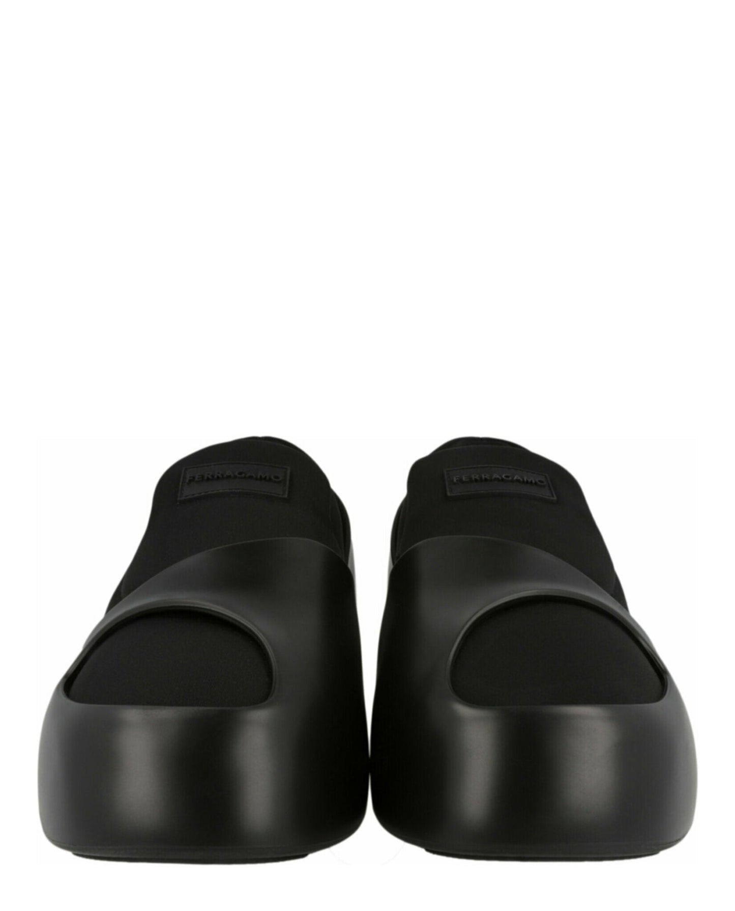 Ferragamo Lunar Paneled Slip-on Sneakers