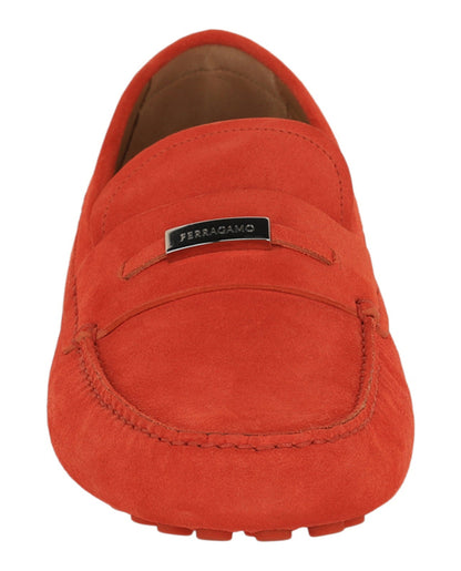 Ferragamo Grenoble Suede Drivers