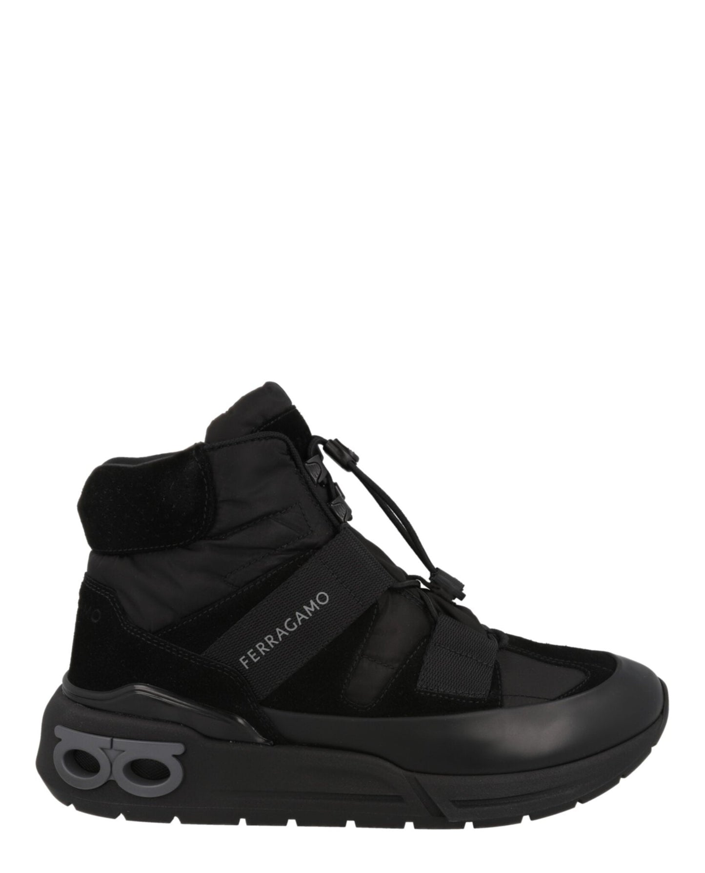 Ferragamo Leonida High-Top Sneakers