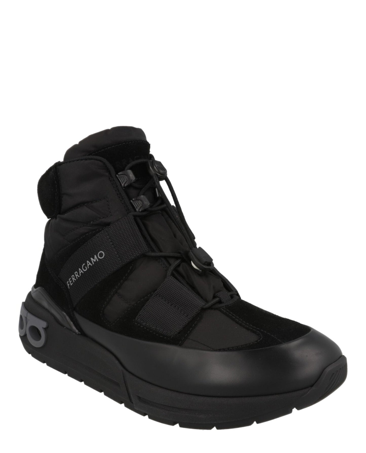 Ferragamo Leonida High-Top Sneakers