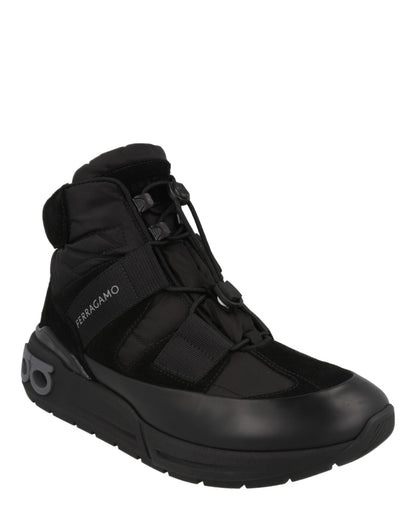 Ferragamo Leonida High-Top Sneakers