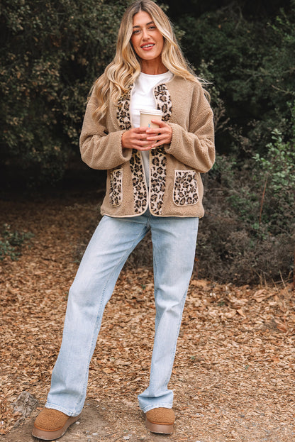 Threaded Pear Renaona Print accent Plush Jacket