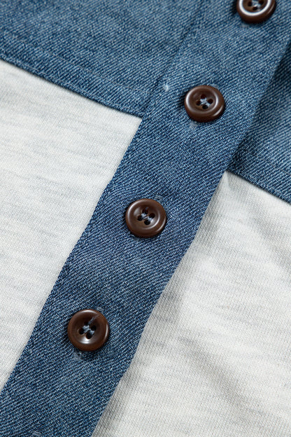 Threaded Pear Ivey Collar Short Sleeve Top