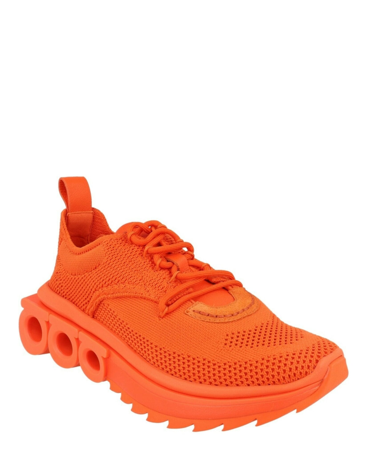 Ferragamo Nima Knit Low-Top Sneakers