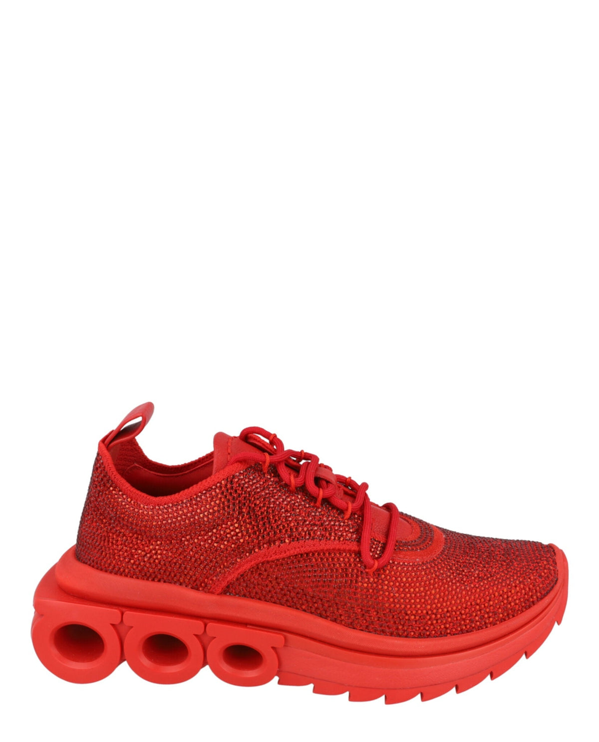 Ferragamo Nima Strass Crystal Embellished Sneakers