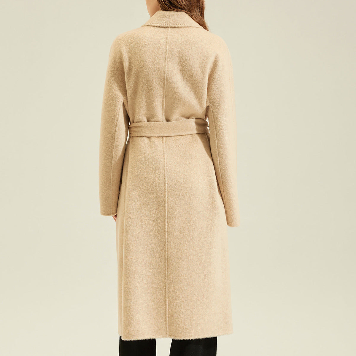 Women’s Premium Camel Coat | Reversible Genuine Woolen Jacket | Luxury Double-Sided Camel Hair Overcoat | Elegant Winter Warm Reversible Parka | 2026 High-End Luxury Outerwear Collection