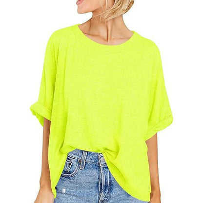 Women's Oversized Casual Short Sleeve T-Shirt