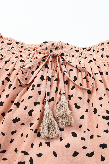 Threaded Pear Analia Leg Dalmatian Palazzo Pants
