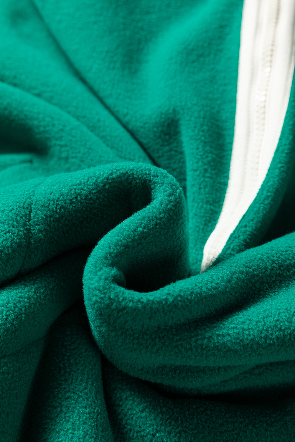 Threaded Pear Ava Contrast Trim Fleece Plus Sweatshirt