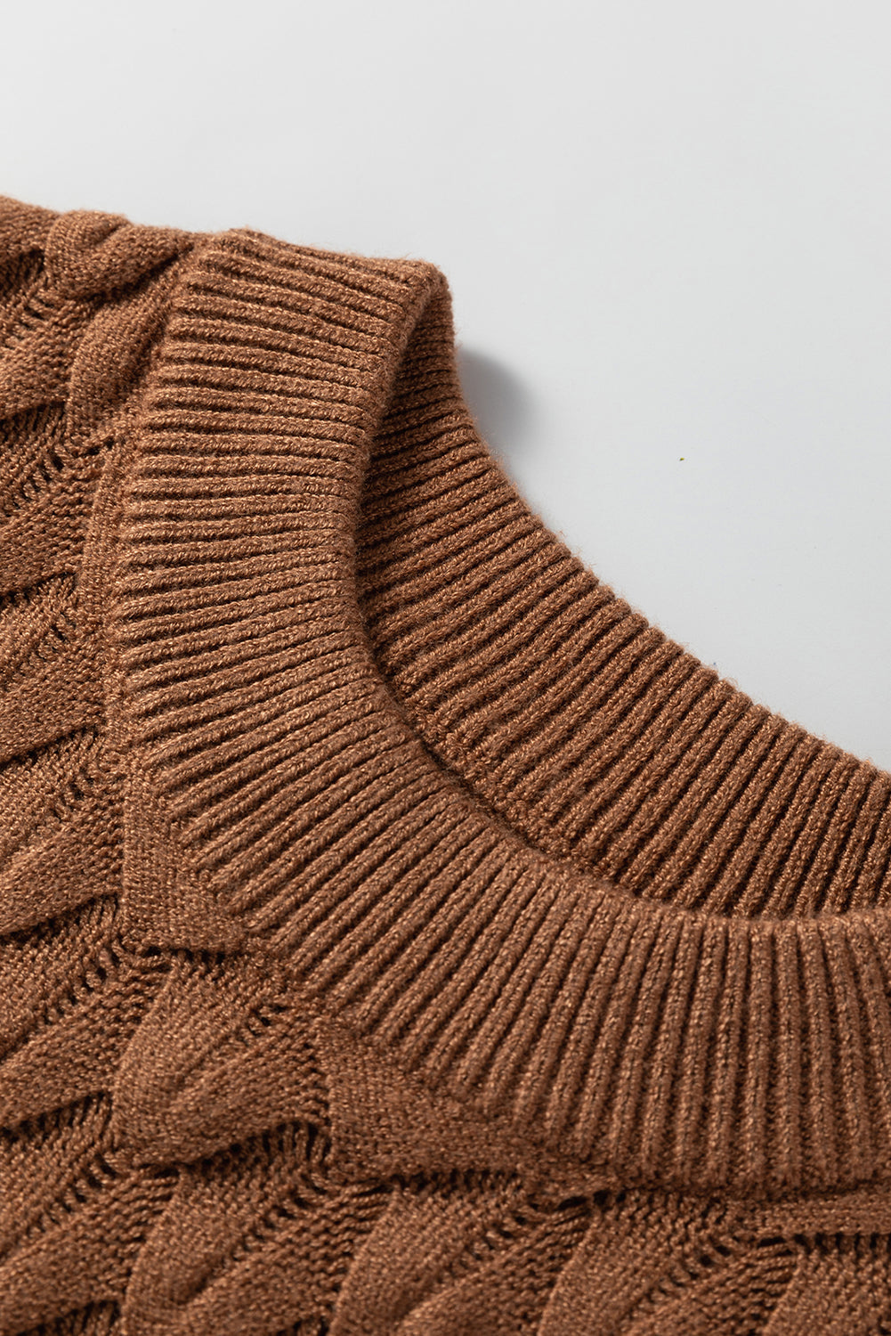Threaded Pear Malaysia Ribbed Short Sleeve Sweater