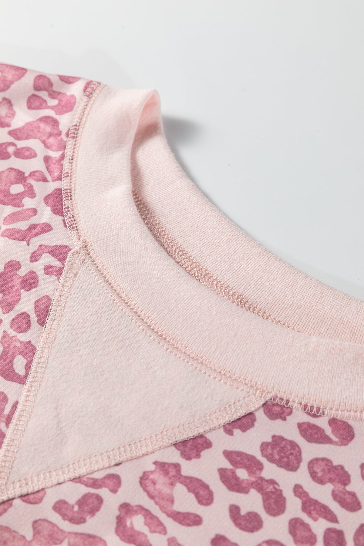 Threaded Pear Wrenlee Print Patchwork Sweatshirt