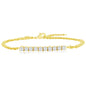 Multi Strand Half Tennis Bracelet