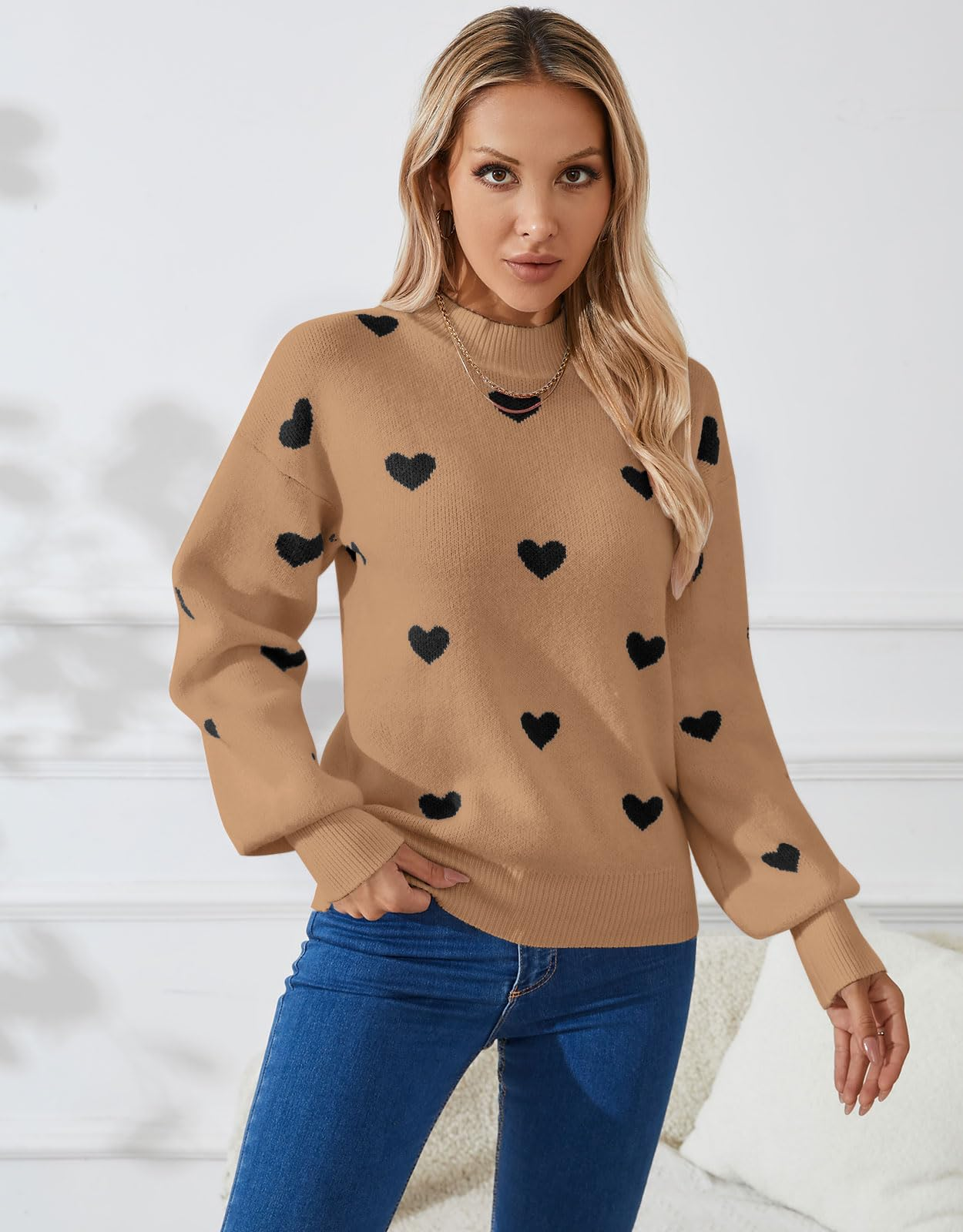 VALENTINE'S DAY SWEETHEART PRINT SWEATER